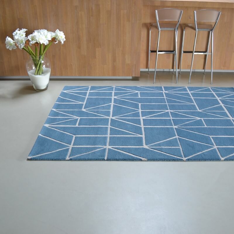 Viso Sky Wool Handwoven Rug