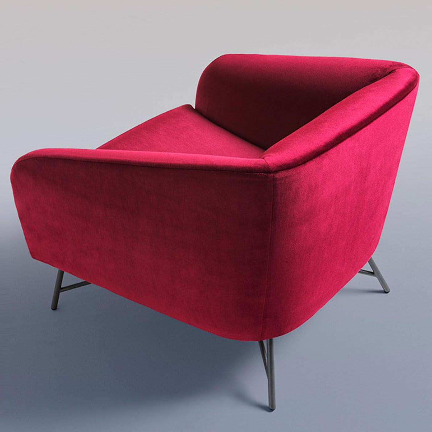 Betty Burgundy Armchair