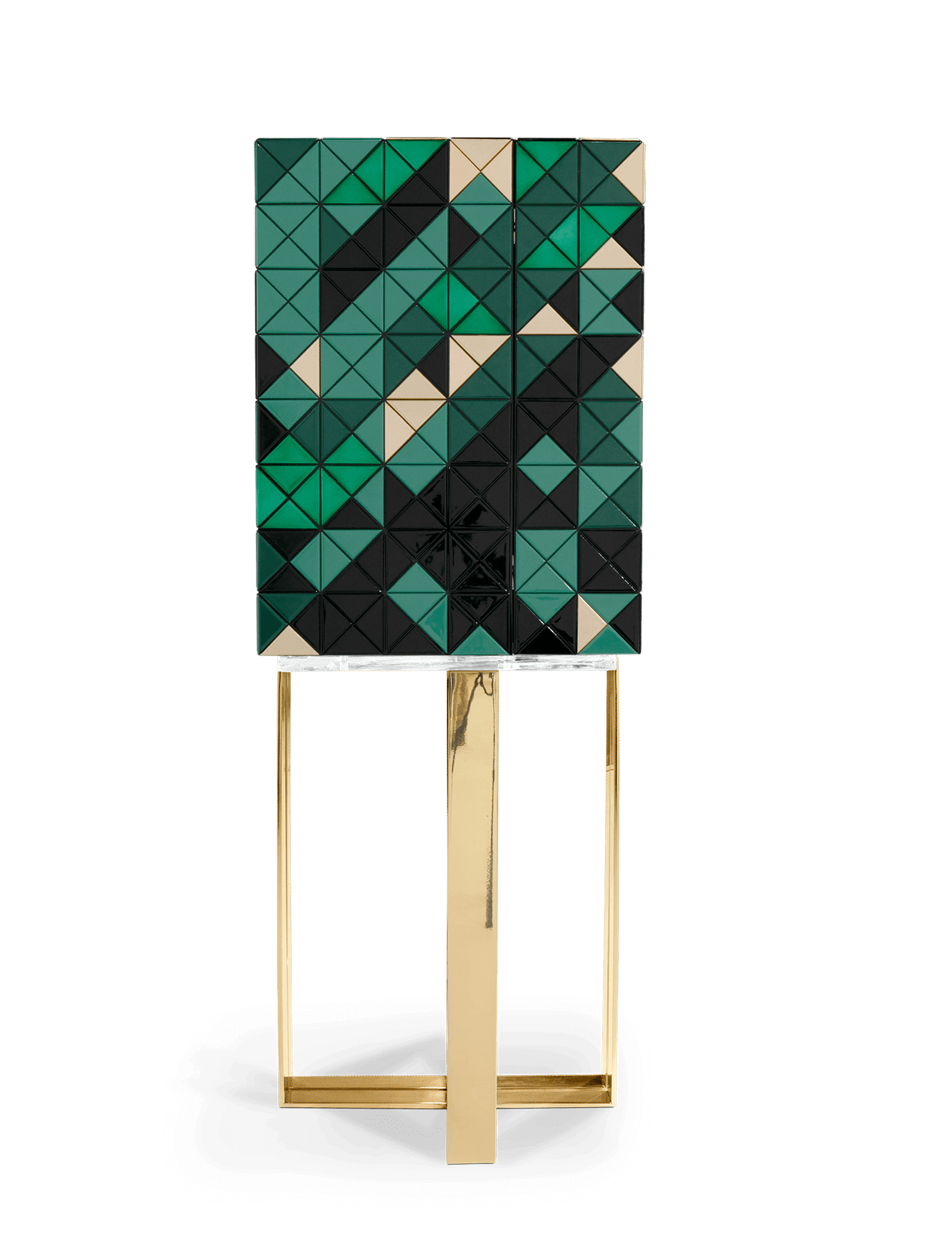 Mosaic Green Cabinet