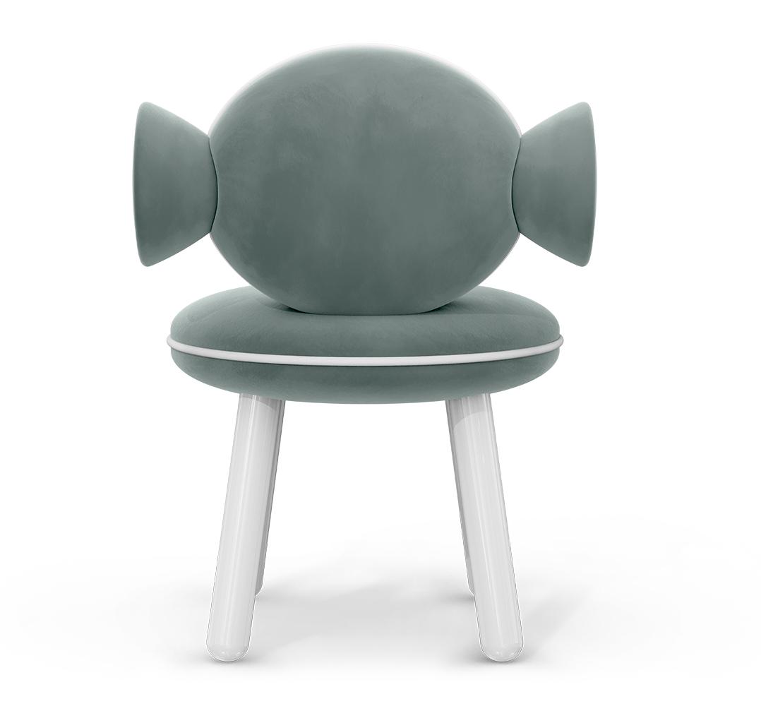Lollipop Blue Puff Chair