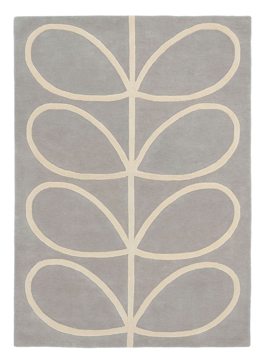 Giant Leaves Handwoven Wool Rug ☞ Size: 6' 7" x 9' 2" (200 x 280 cm)