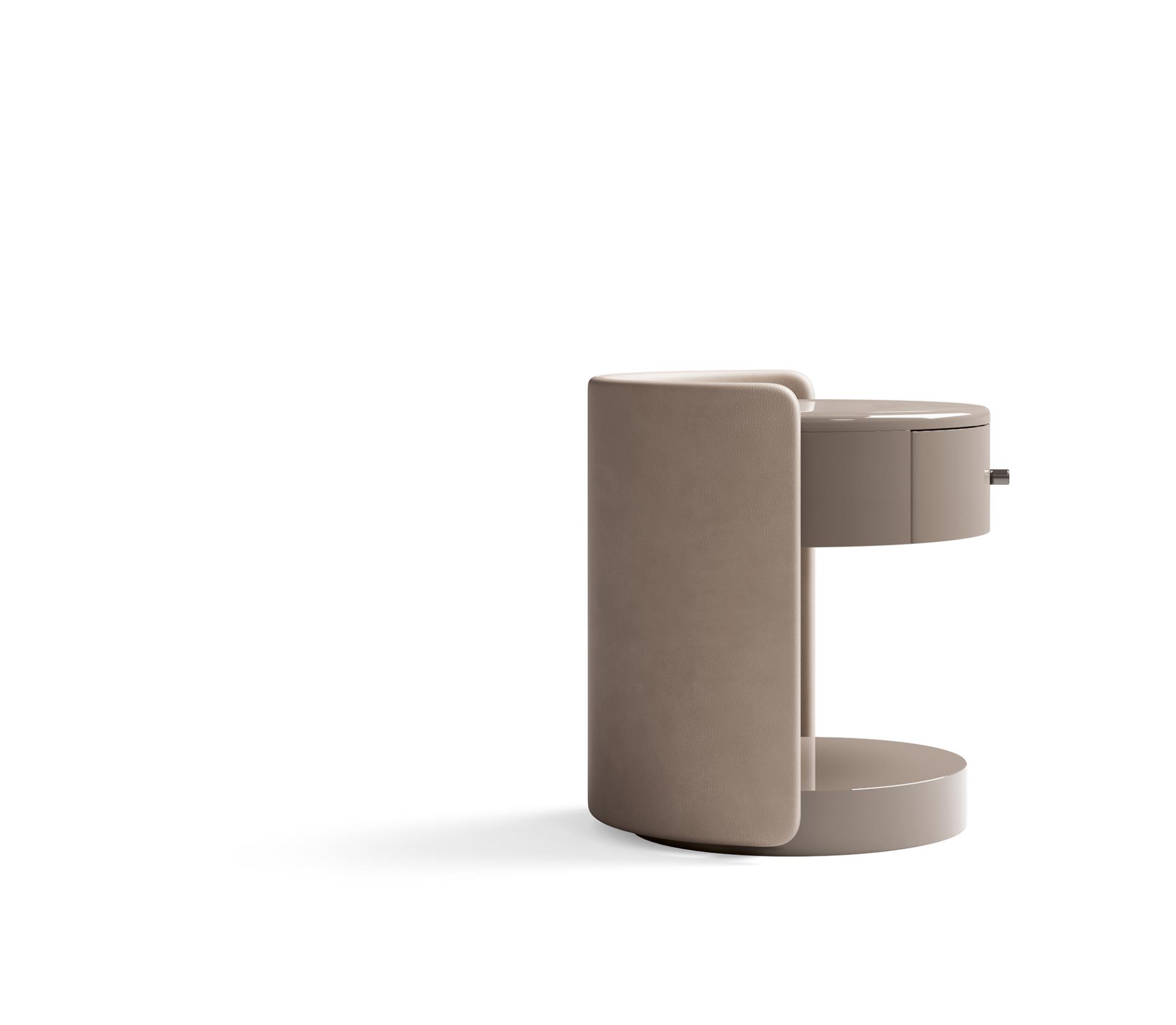Leather Upholstered Nightstand