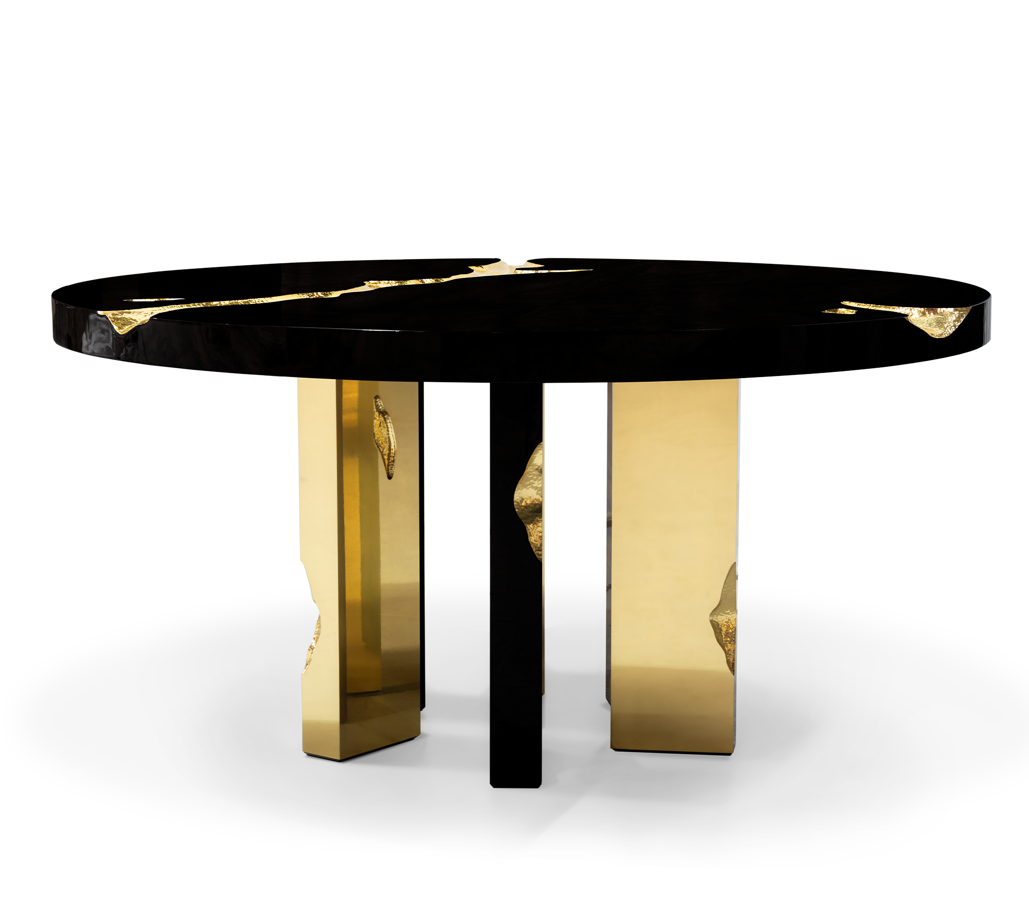 Dominion Round Black Dining Table
