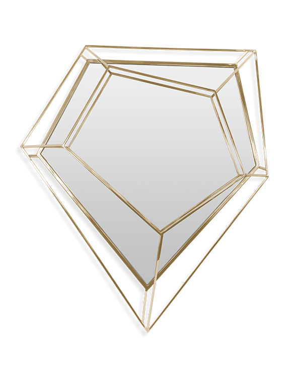 Lustre Small Wall Mirror
