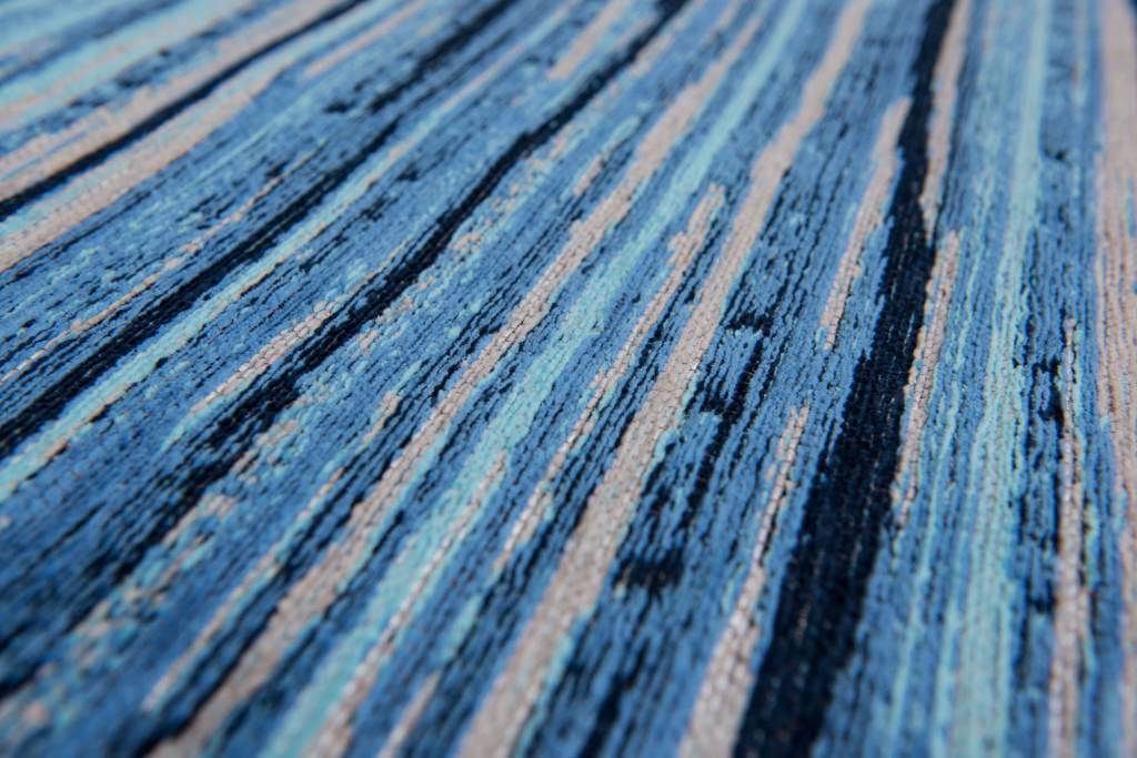 Blue Stripes Premium Rug | Size: 4' 7