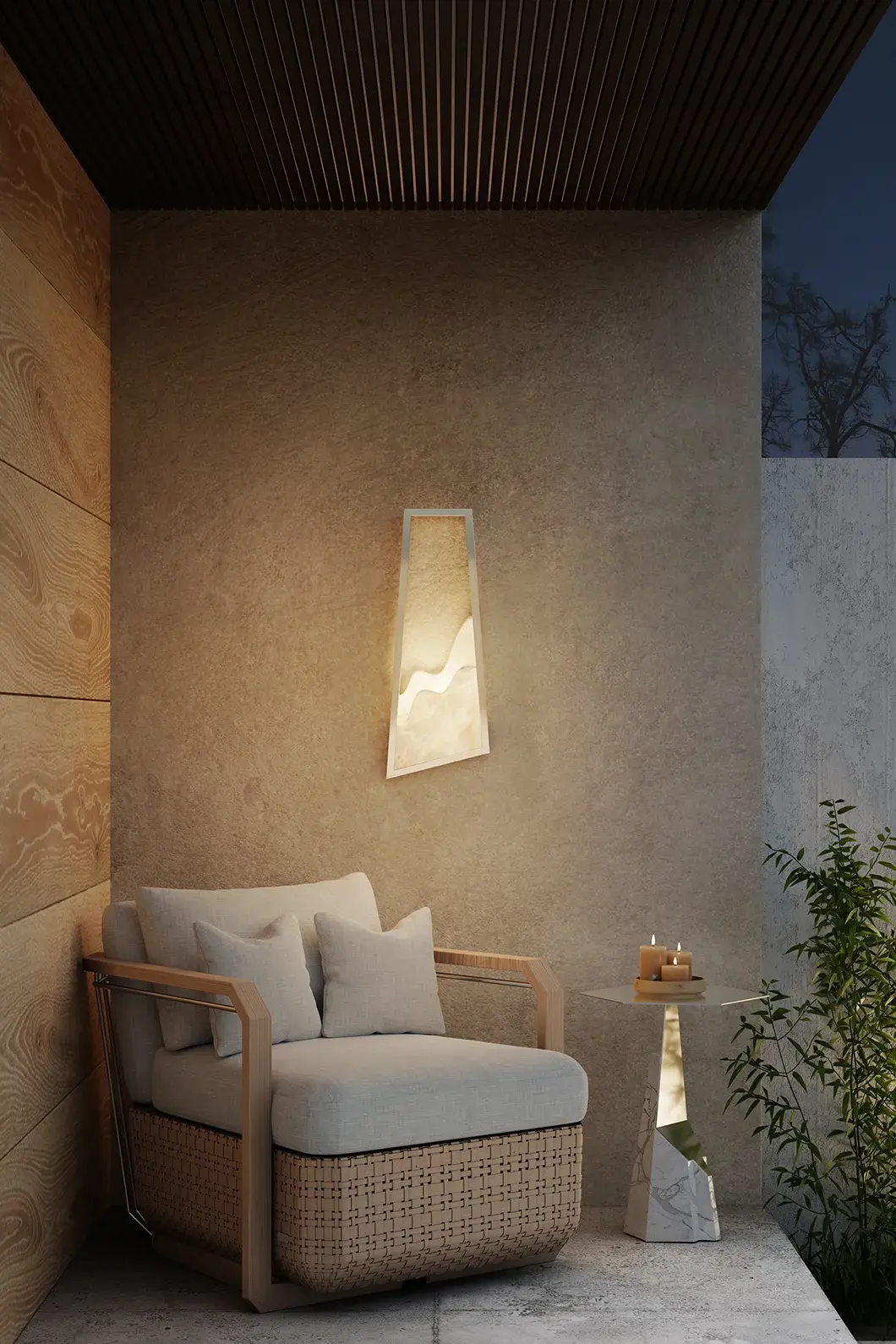 Halo Grey Side Table - 2