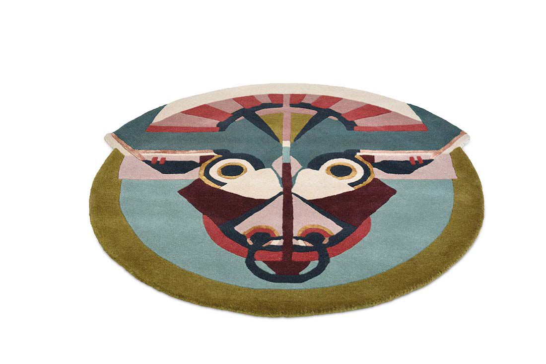 Zodiac Taurus Circle Rug