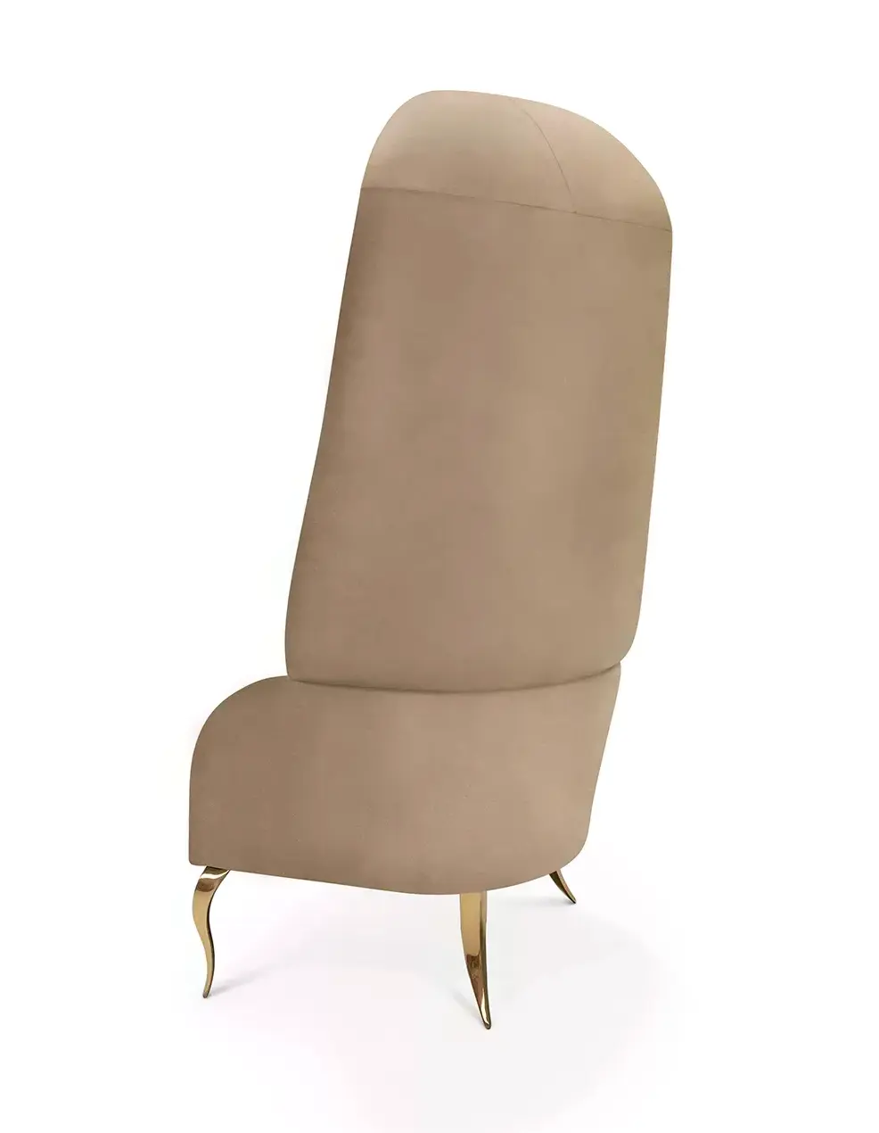 Draperie Fabric Back Chair