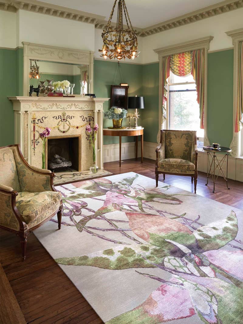 Orchid Hand Knotted Rug
