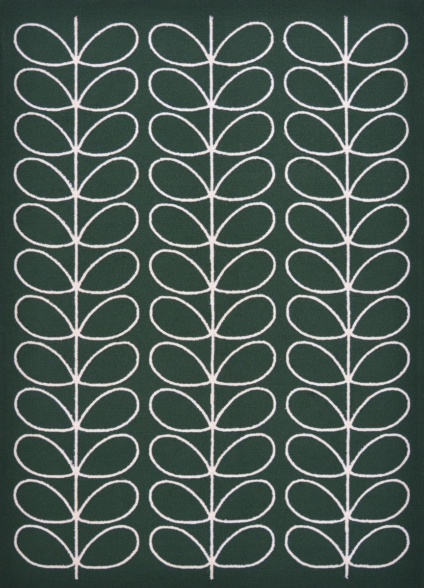 Jade Leaves Outdoor Handtufted Rug