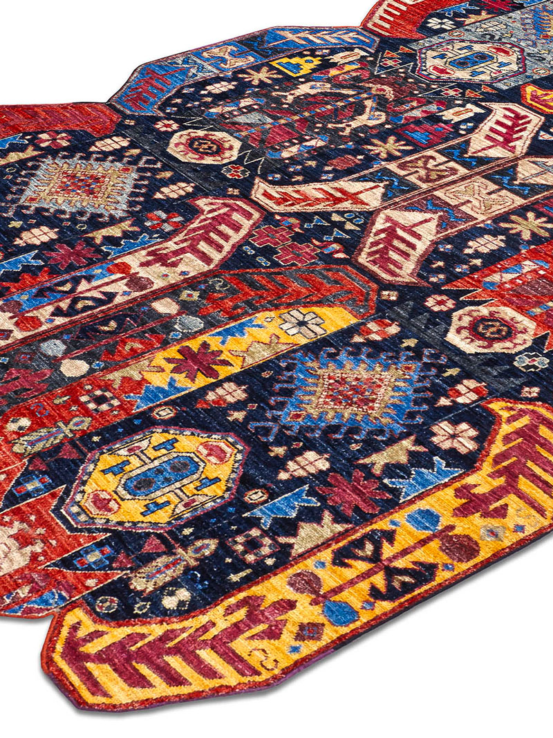 Multishape Hand-Woven Rug