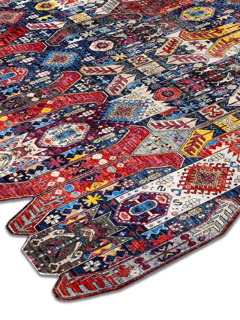 Multishape Hand-Woven Rug