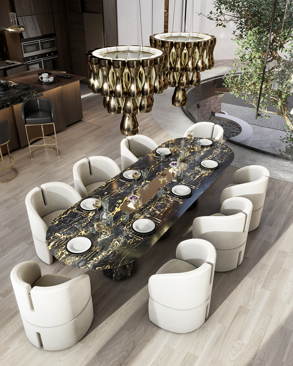 Crown Chandelier Suspension Lamp - 5