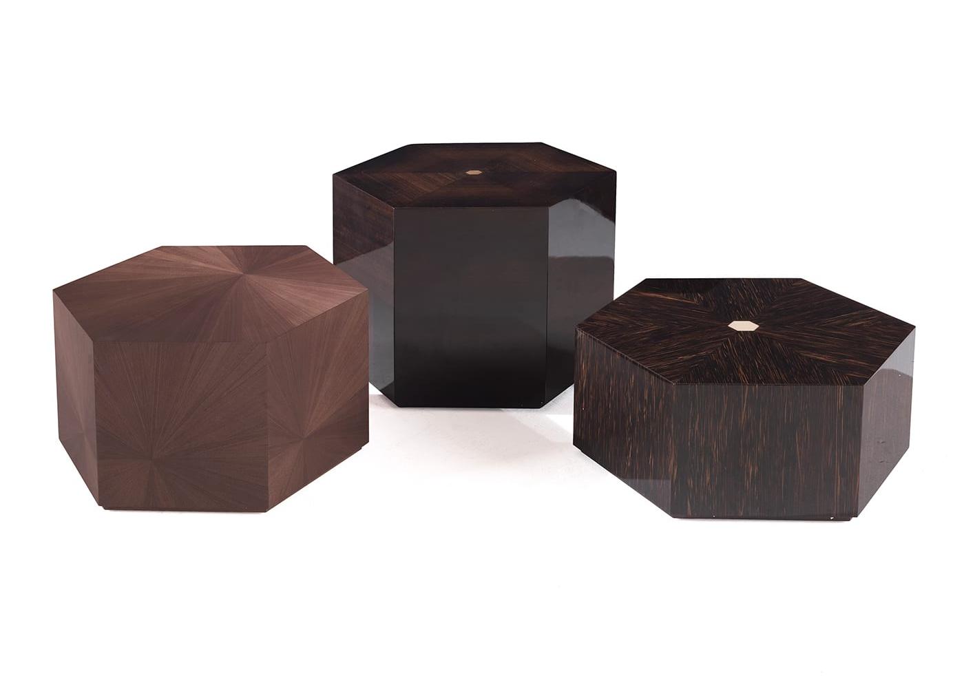 Hexagonal Black Coffee Table