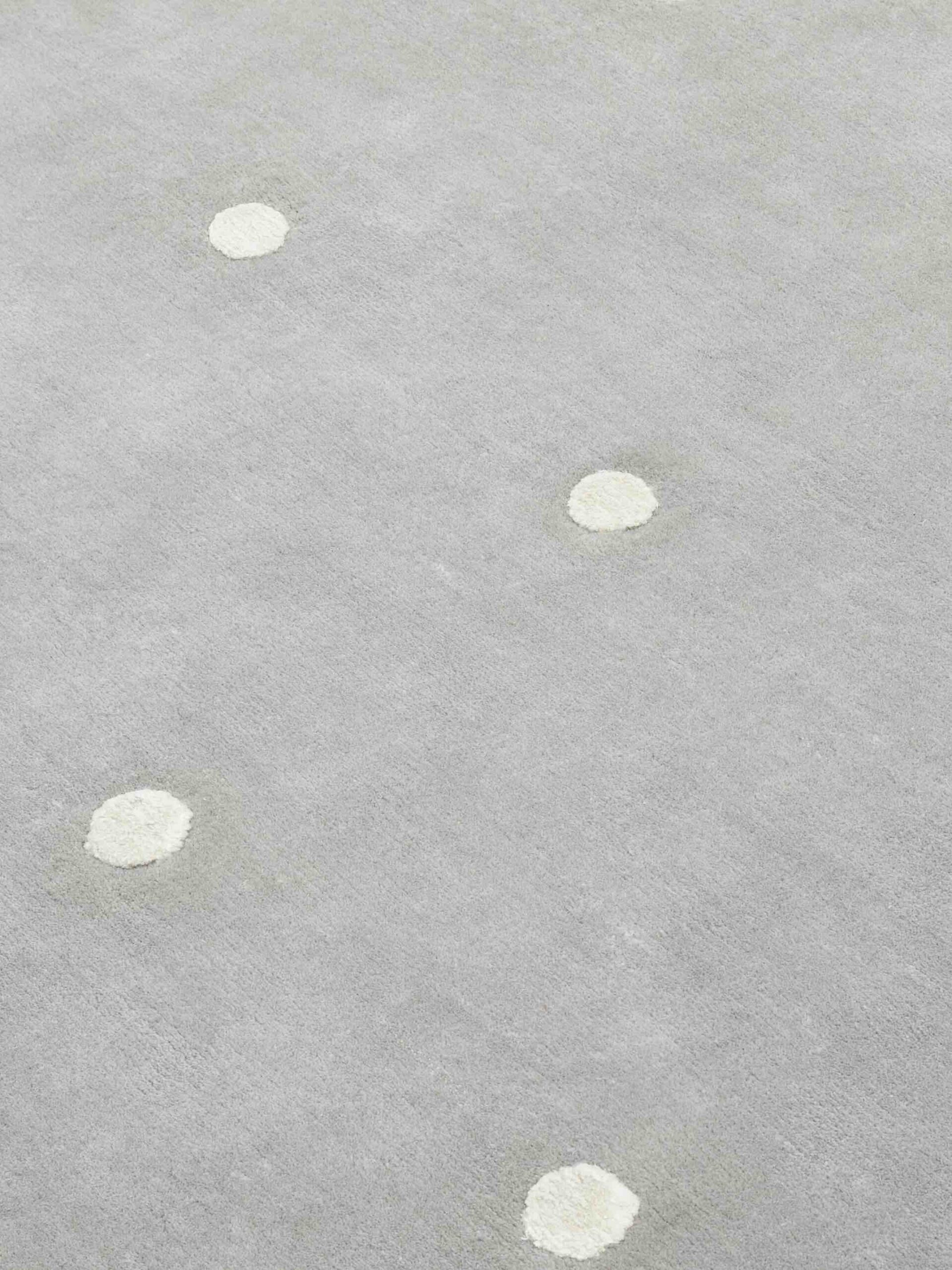 Punti Grey Designer Handmade Rug