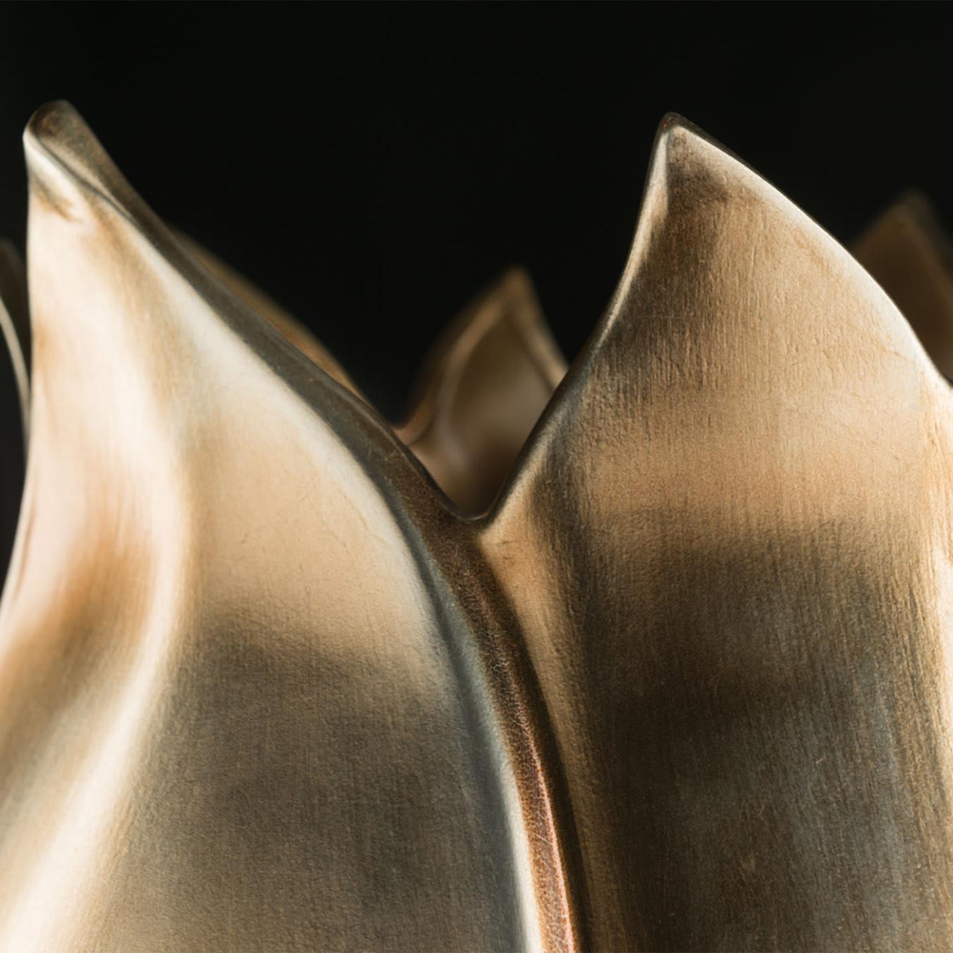 Tulip Brass Vase