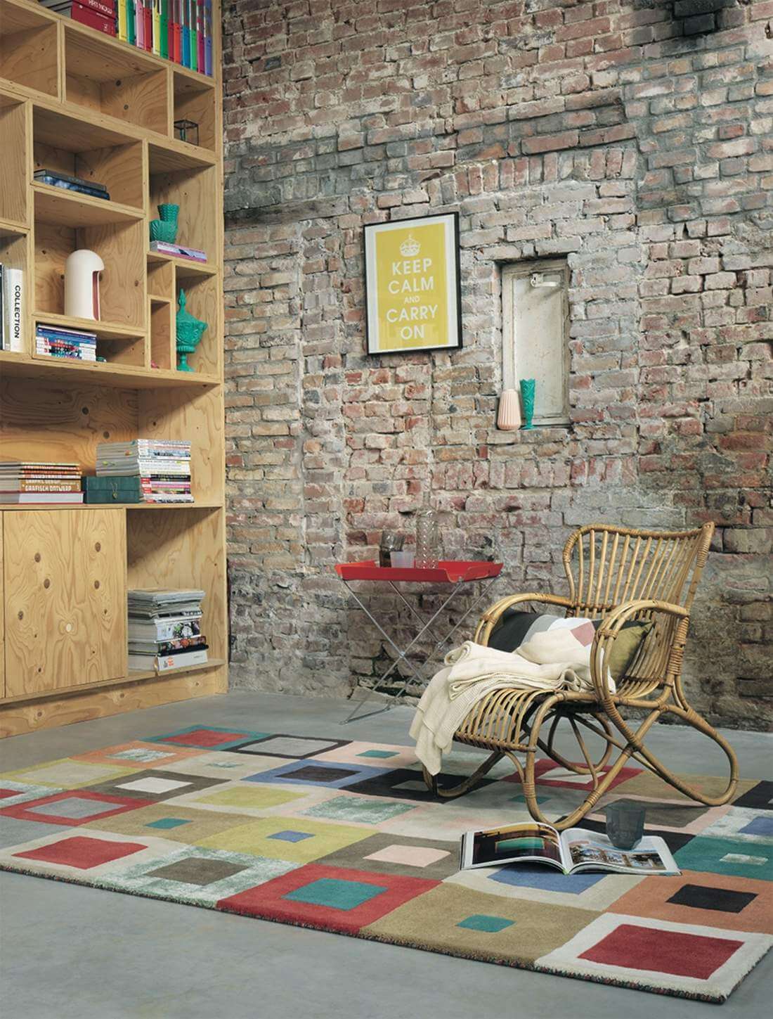 Estella Carre Handmade Rug