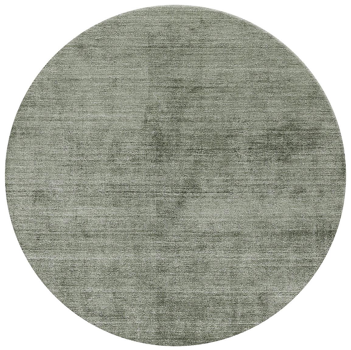 Round Silk Rug