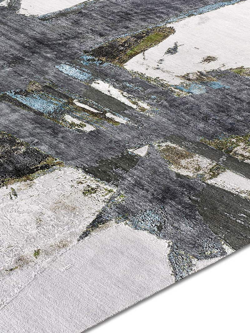 Green Rust Luxury Handmade Rug