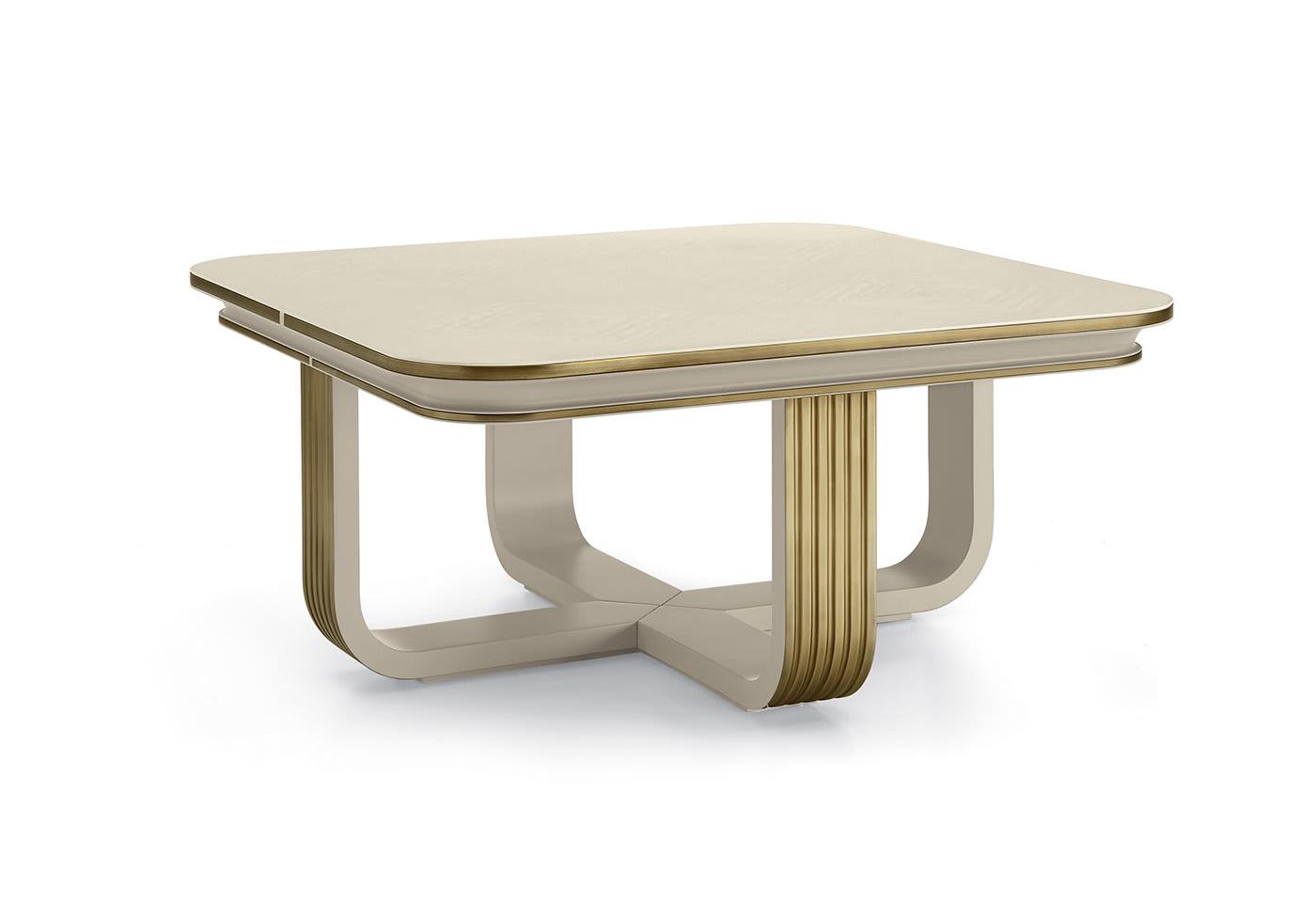 Oliver White / Gold Coffee Table
