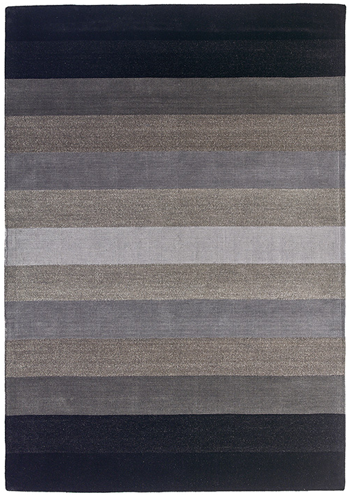 Hand-Woven Wool Gradient Rug ☞ Size: 140 x 200 cm