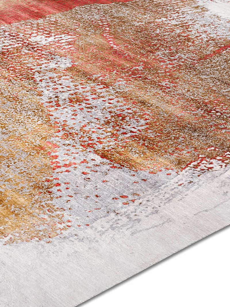 Gold Coral Exquisite Handmade Rug