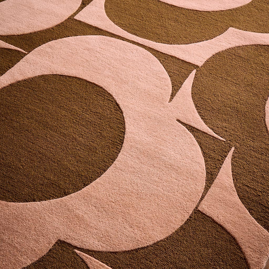 Flower Pink / Terracotta Rug
