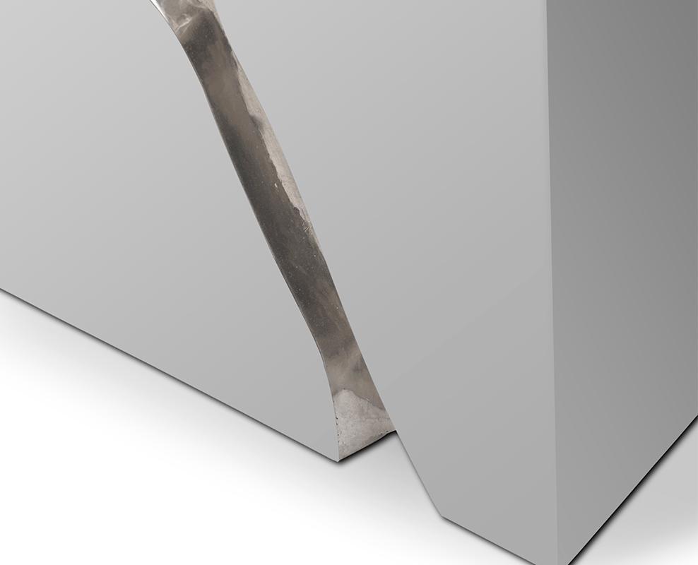 Fractured Design Pedestal Sink
