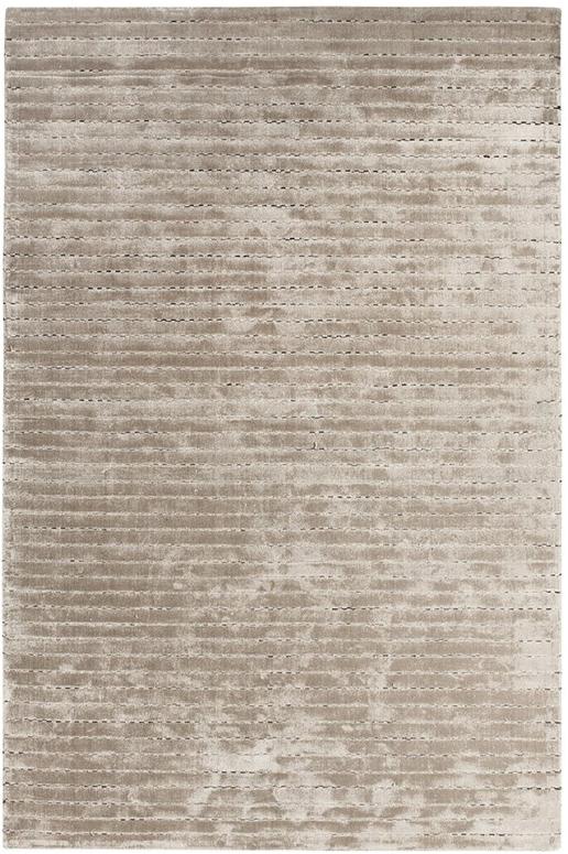 Striped Wool / Viscose Sitap Rug | Size: 6' 7