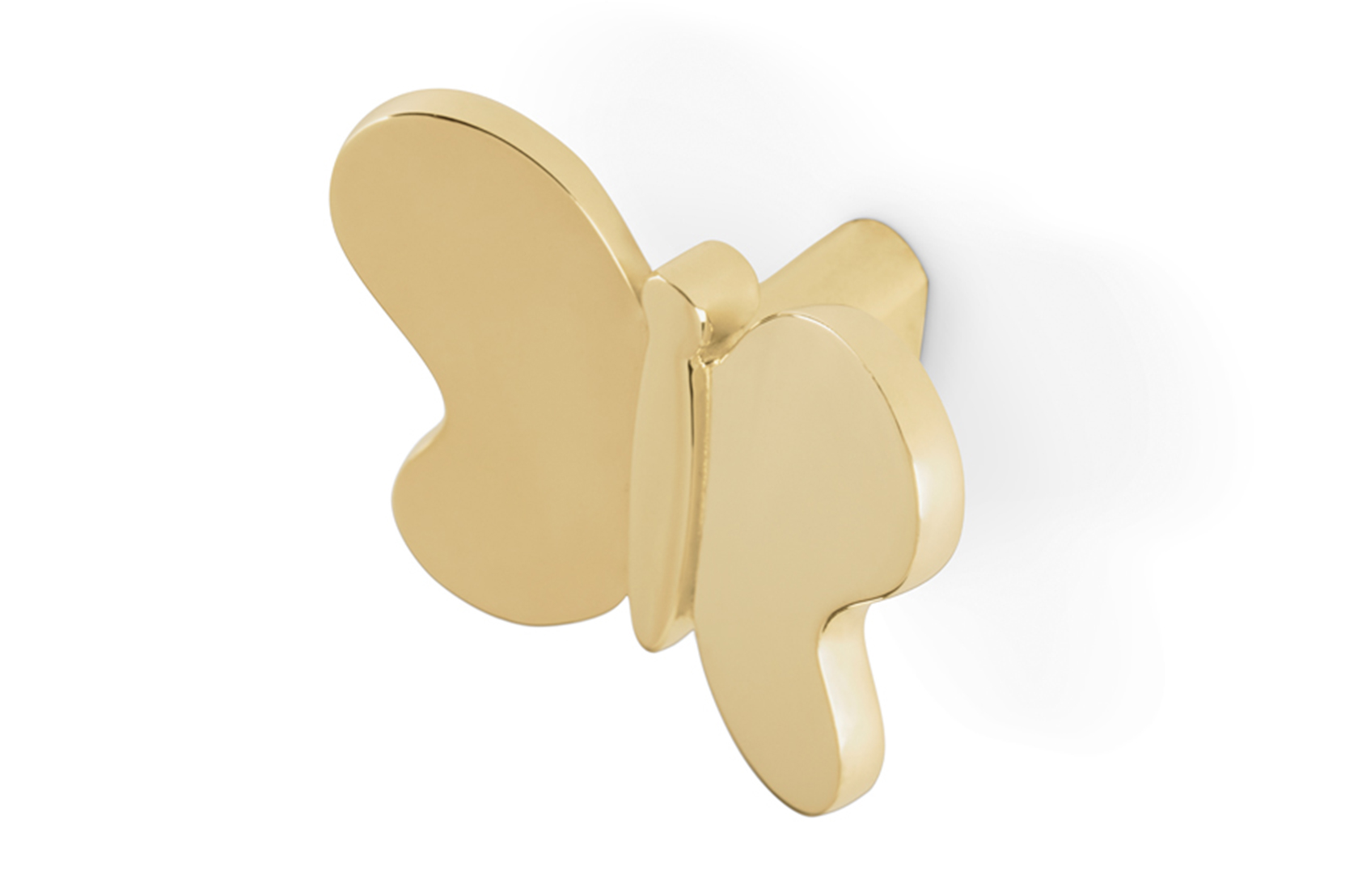 Shiny Gold Butterfly Handle