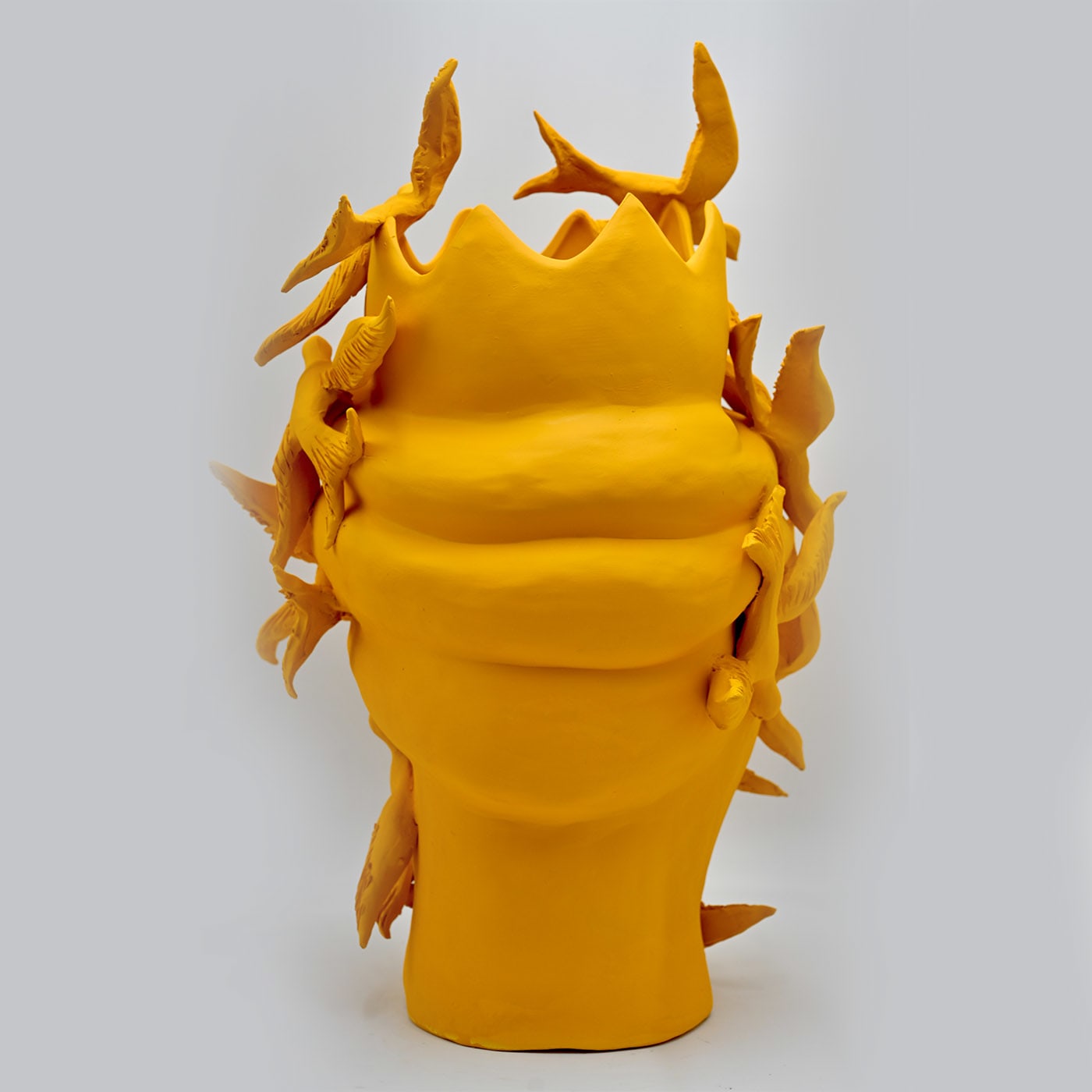 Moor's Head Orange Sculpture