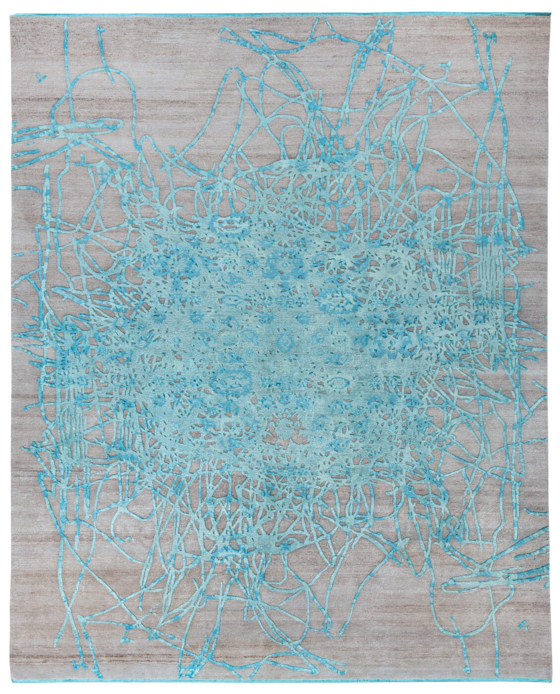 Bidjar Hand-knotted Blue Rug