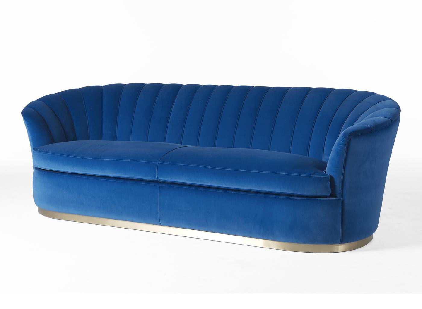 Miller Blue 3-Seater Sofa