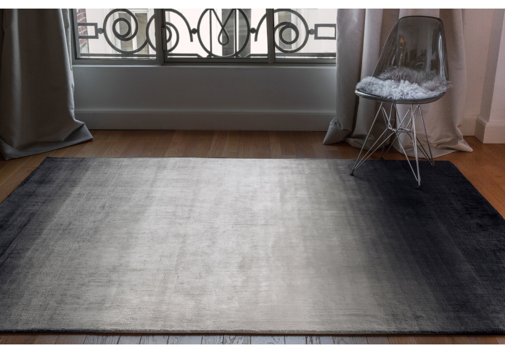 Gradient Tencel Hand-Loomed Rug