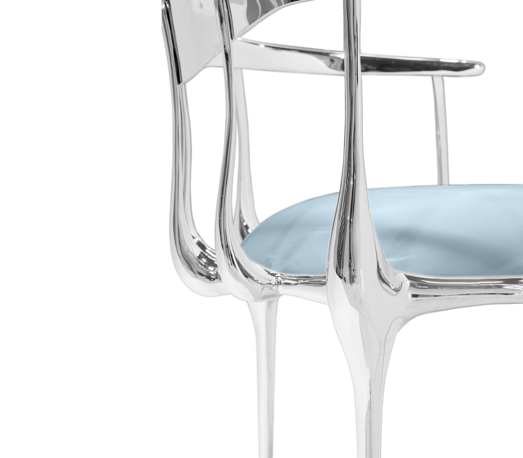 Silver Luxe Chair