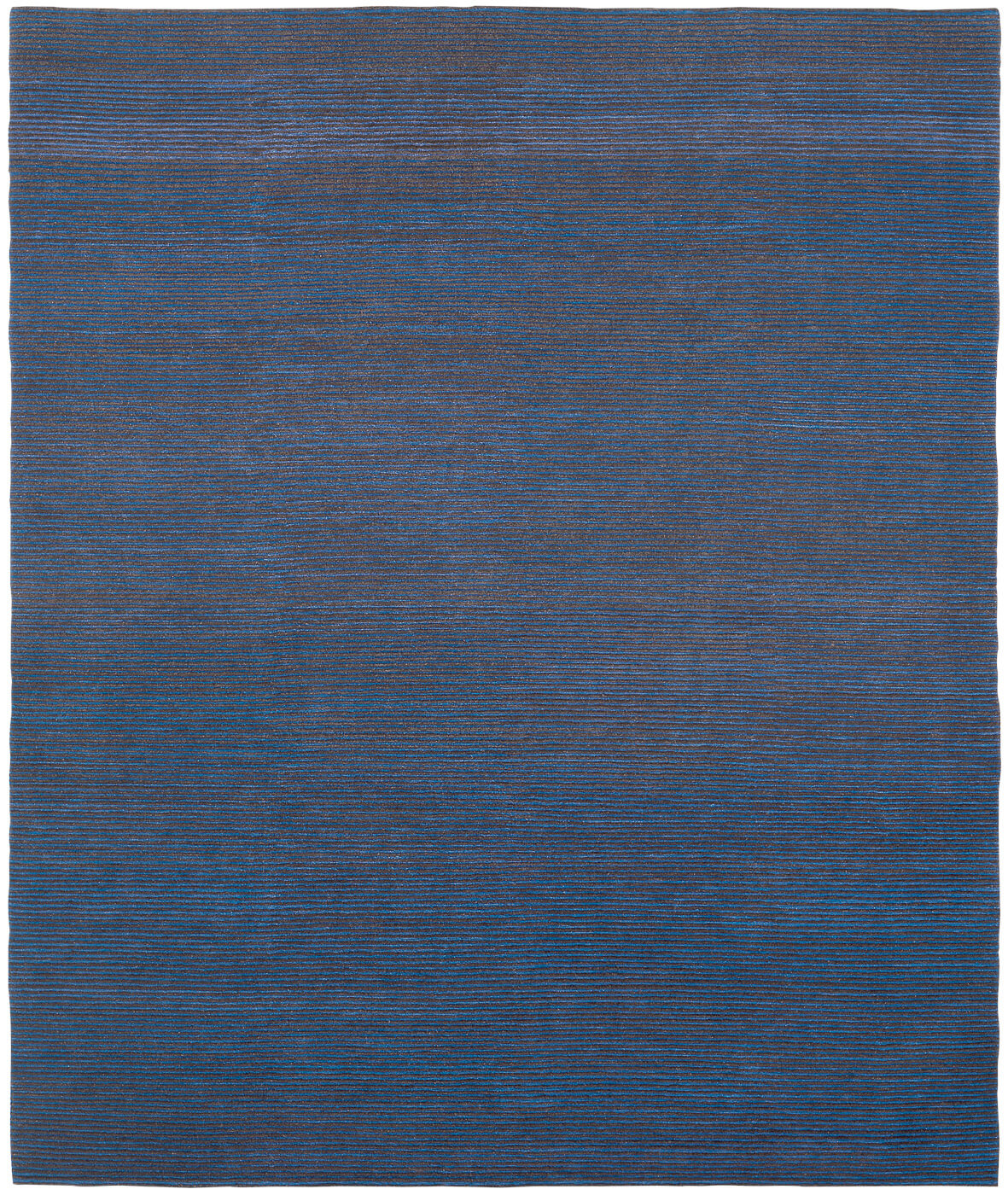 Hand-Knotted Full Deep Blue Rug