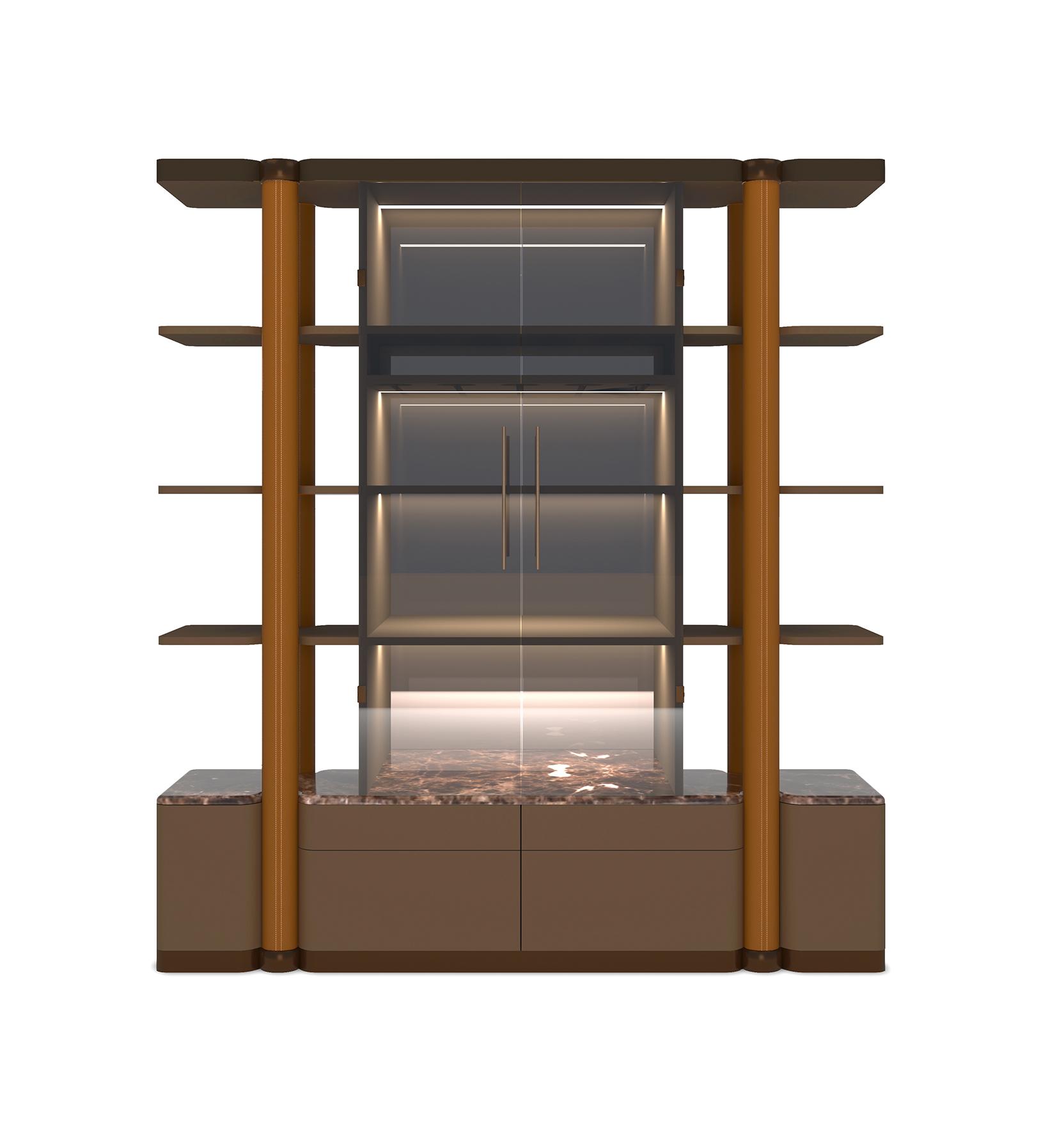 Bon Ton Open Wine Cabinet