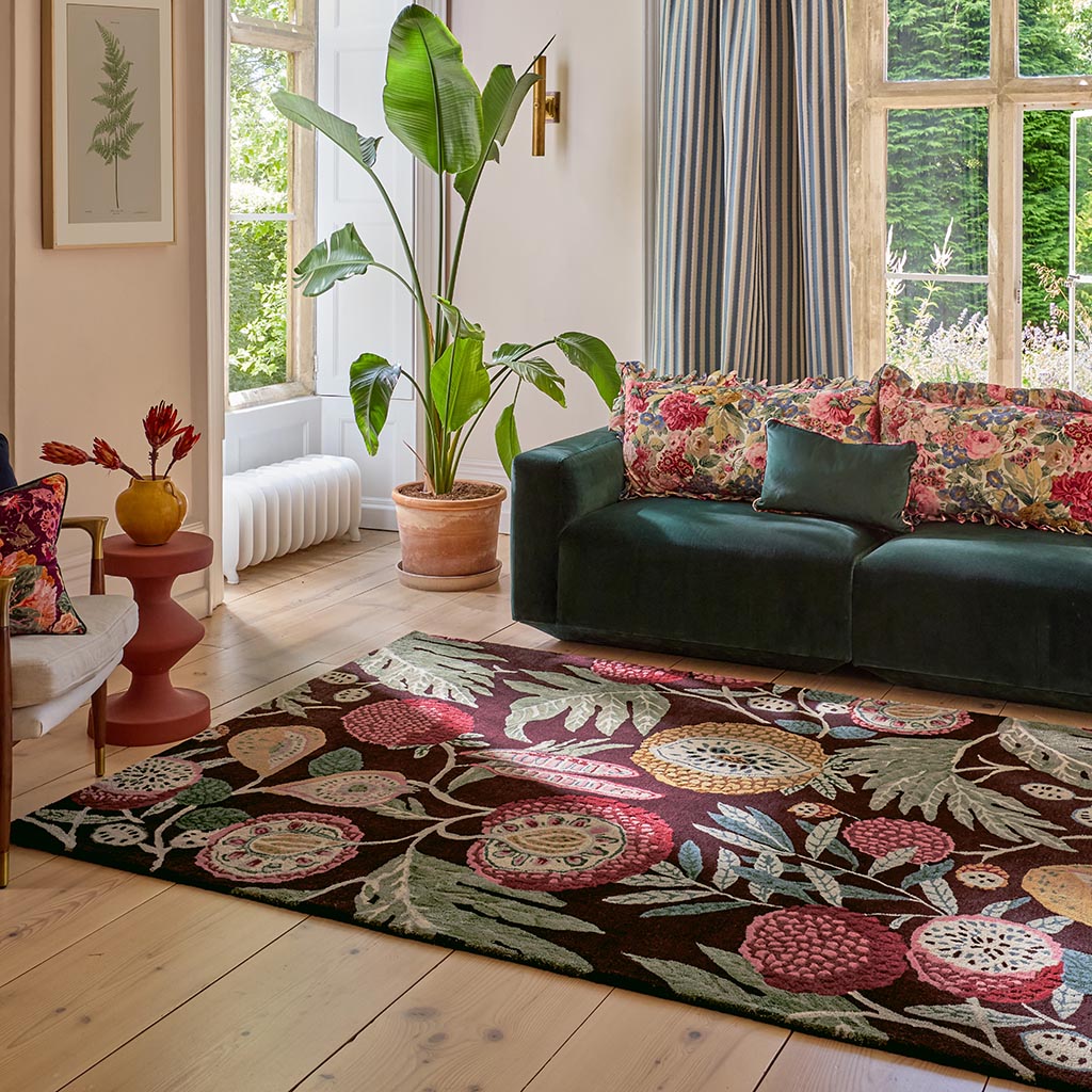 Cherry / Alabaster Rug