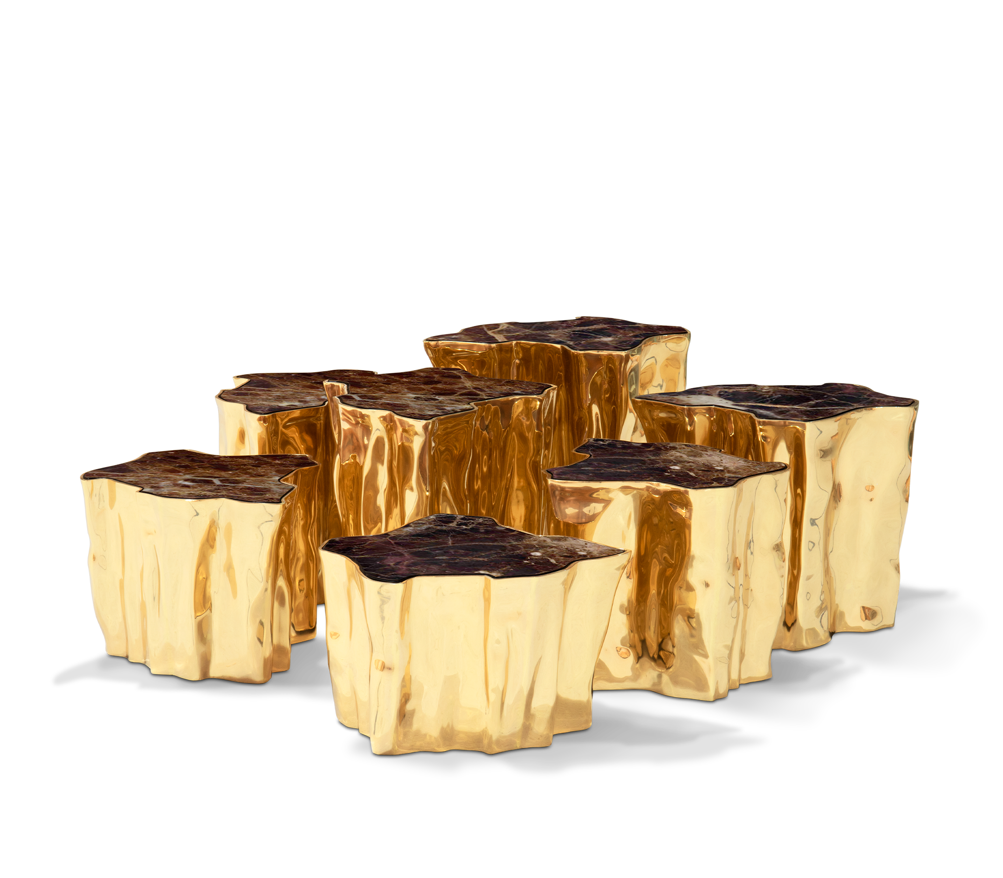 Paradise Series Earth-Tone Coffee Table