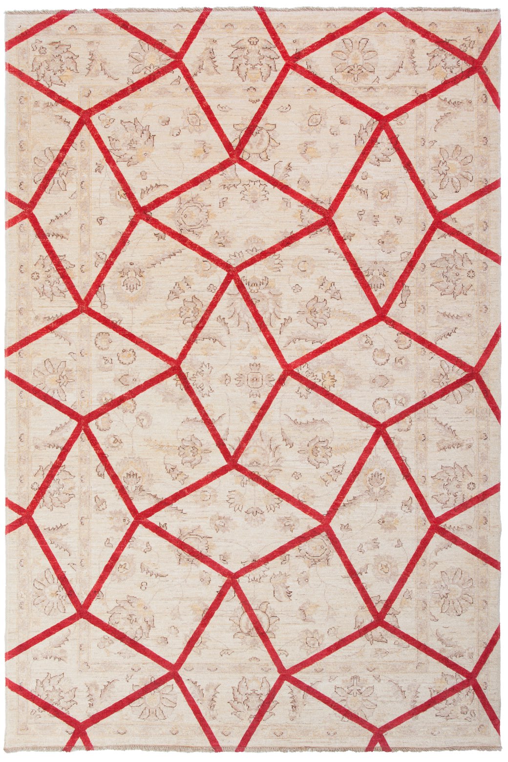 Double Layer Red Rug
