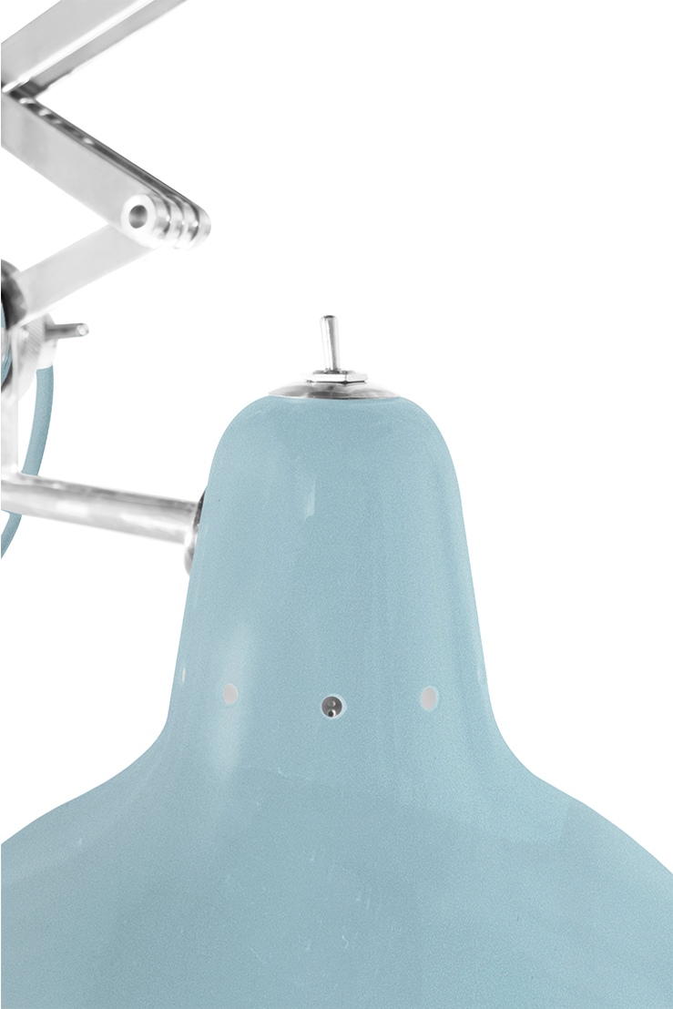Moonbeam Glow Blue Wall Lamp