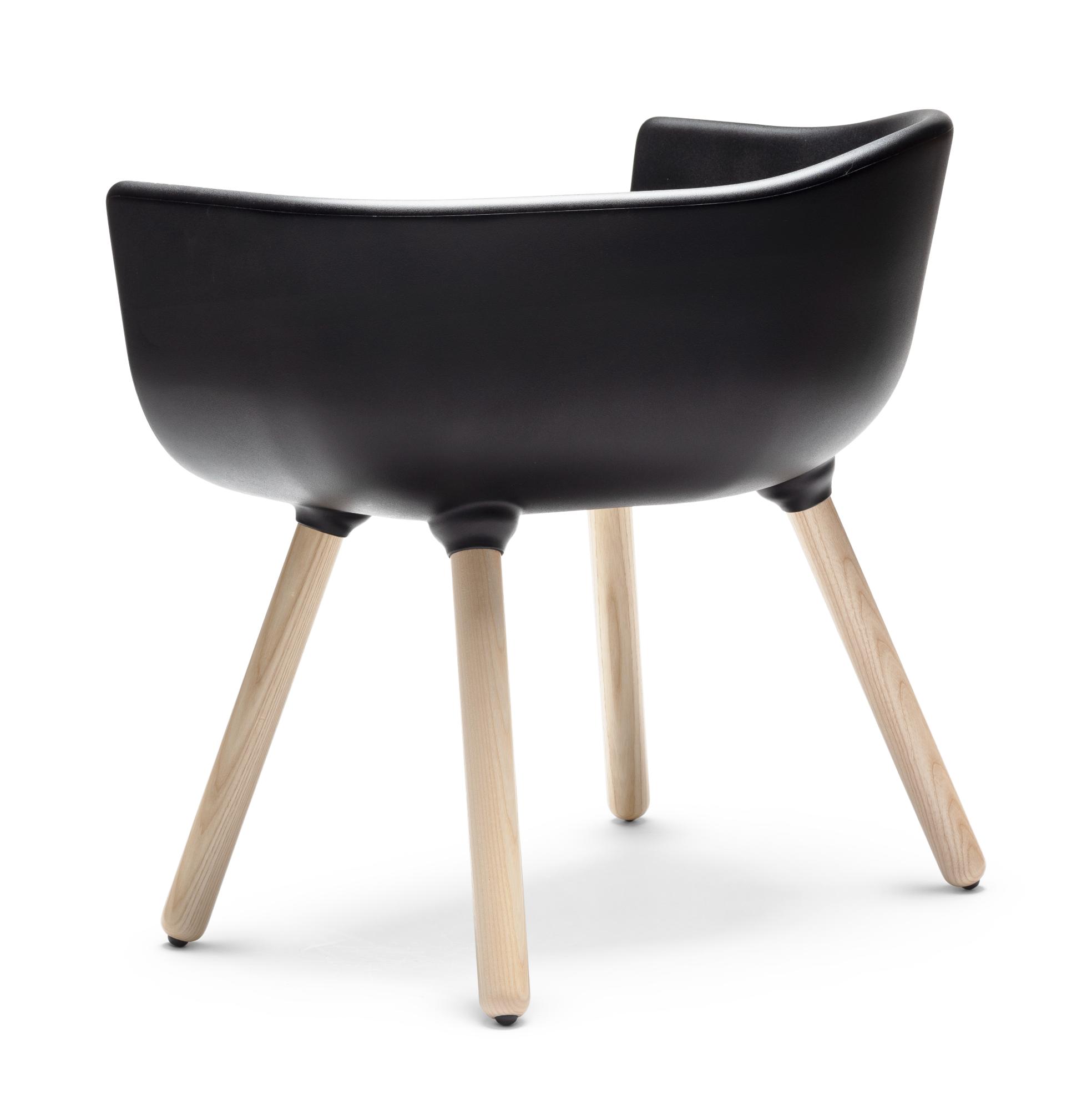 Tulip L Black Chair