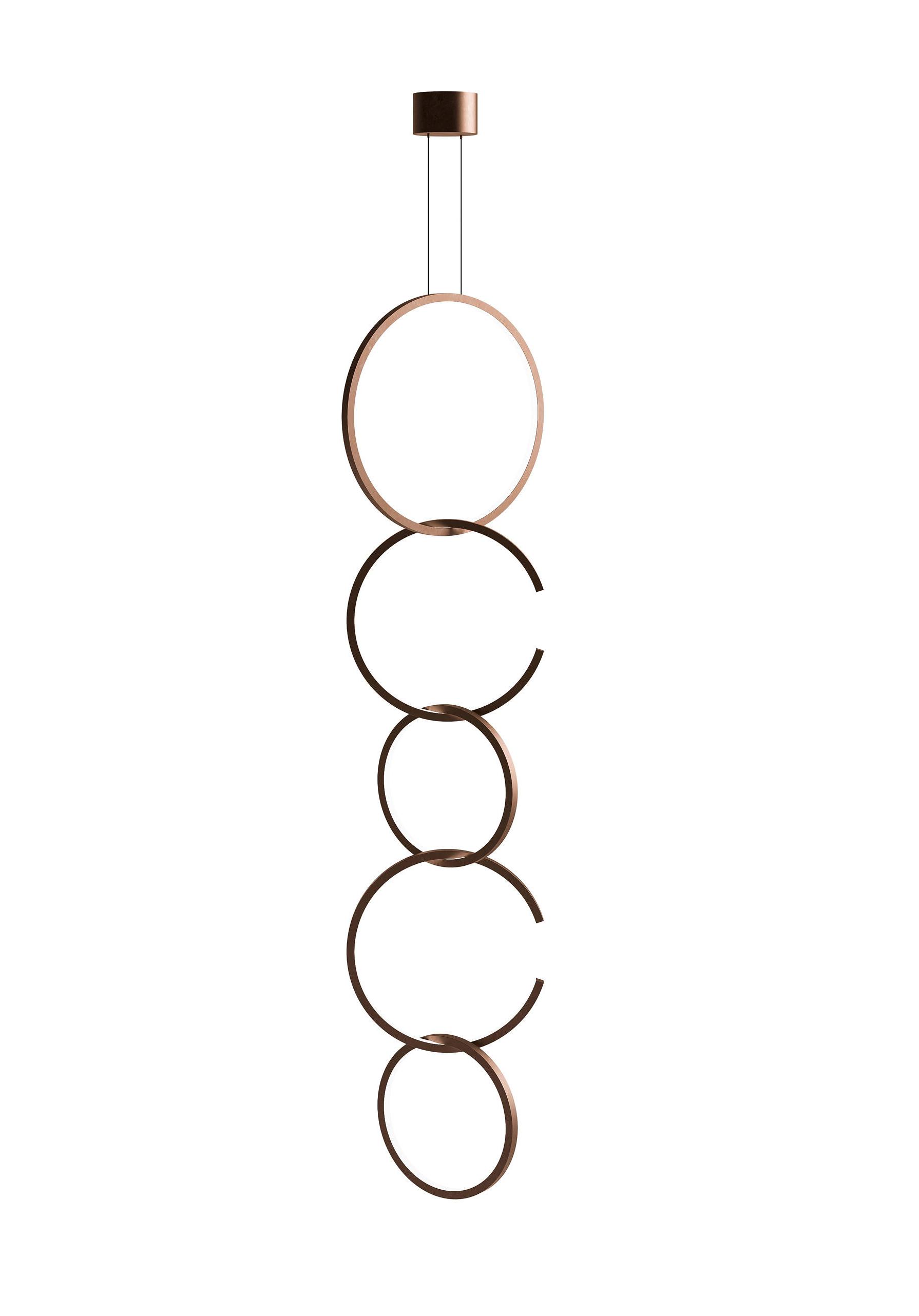 Vertical Rings Pendant Lamp Italy