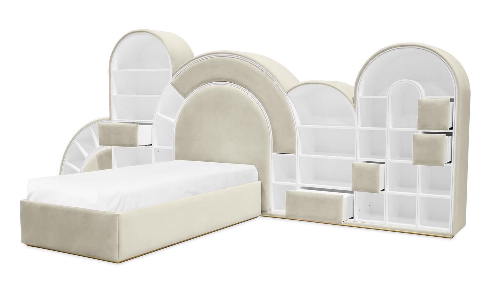 Bubblegum Marshmallow Cream Bed