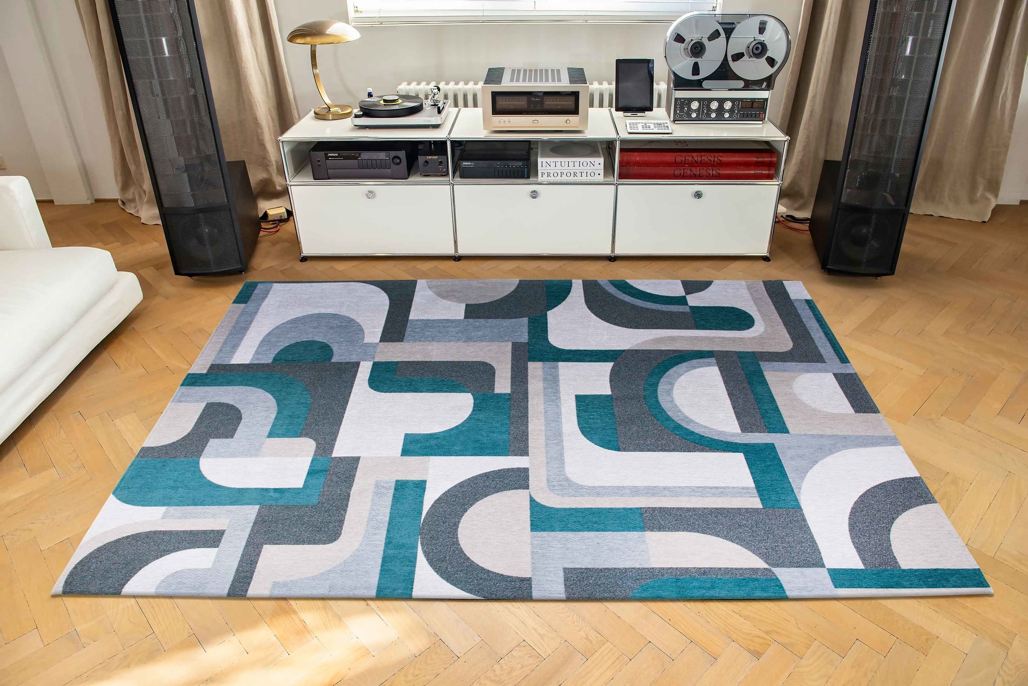 Geometric Flatwoven Rug