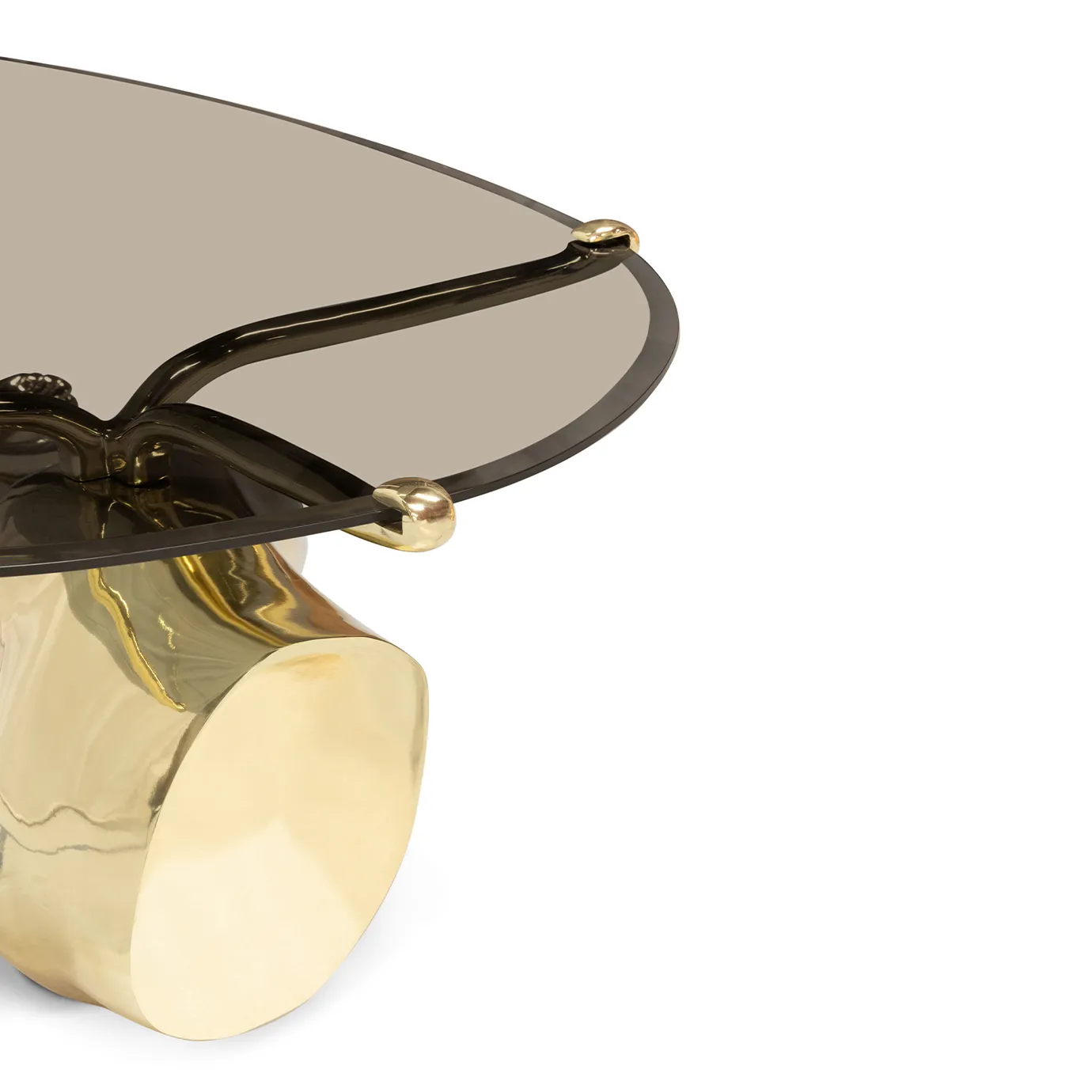 Tavo Polished Brass Coffee Table