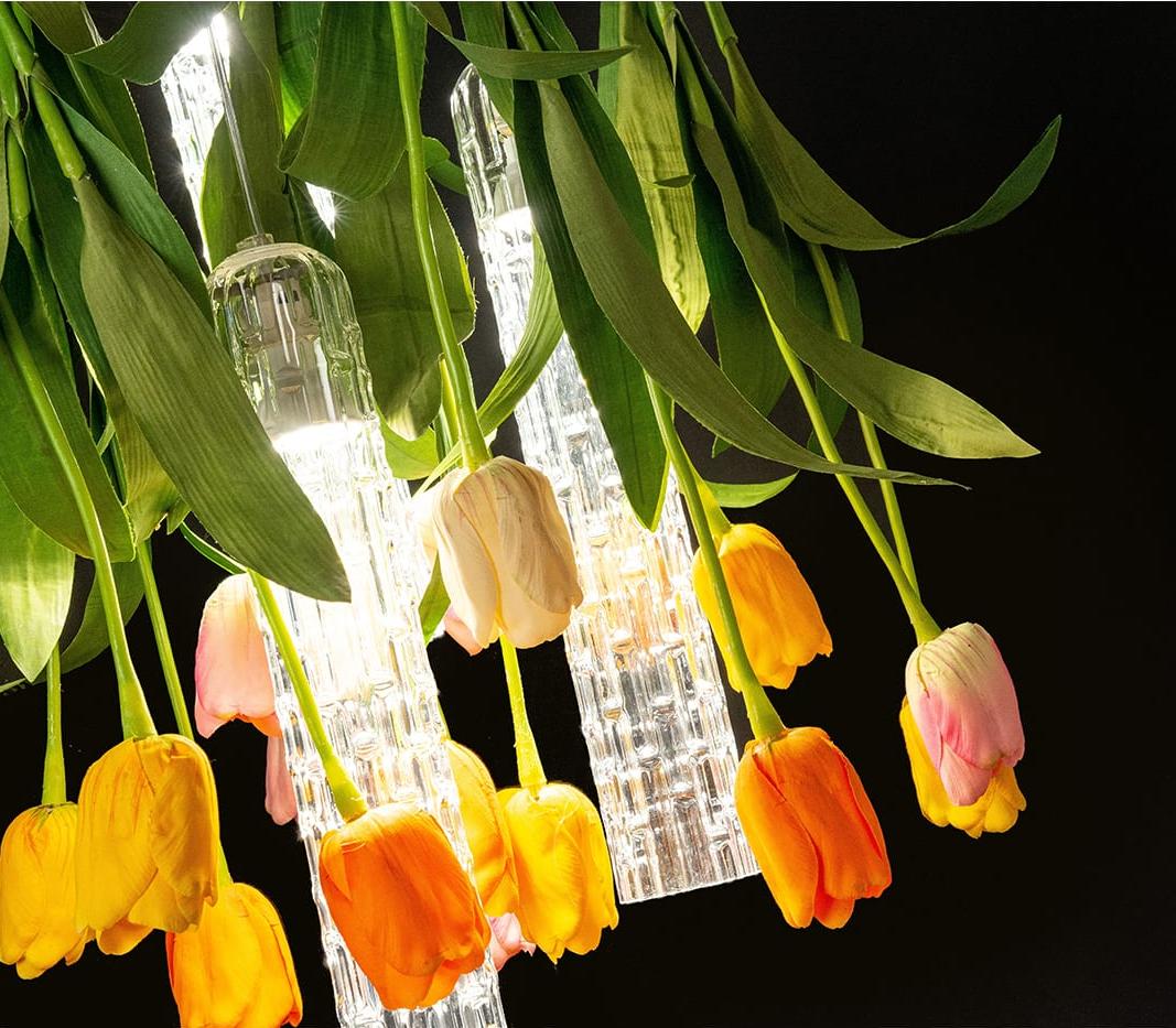 Tulip Small Round Chandelier