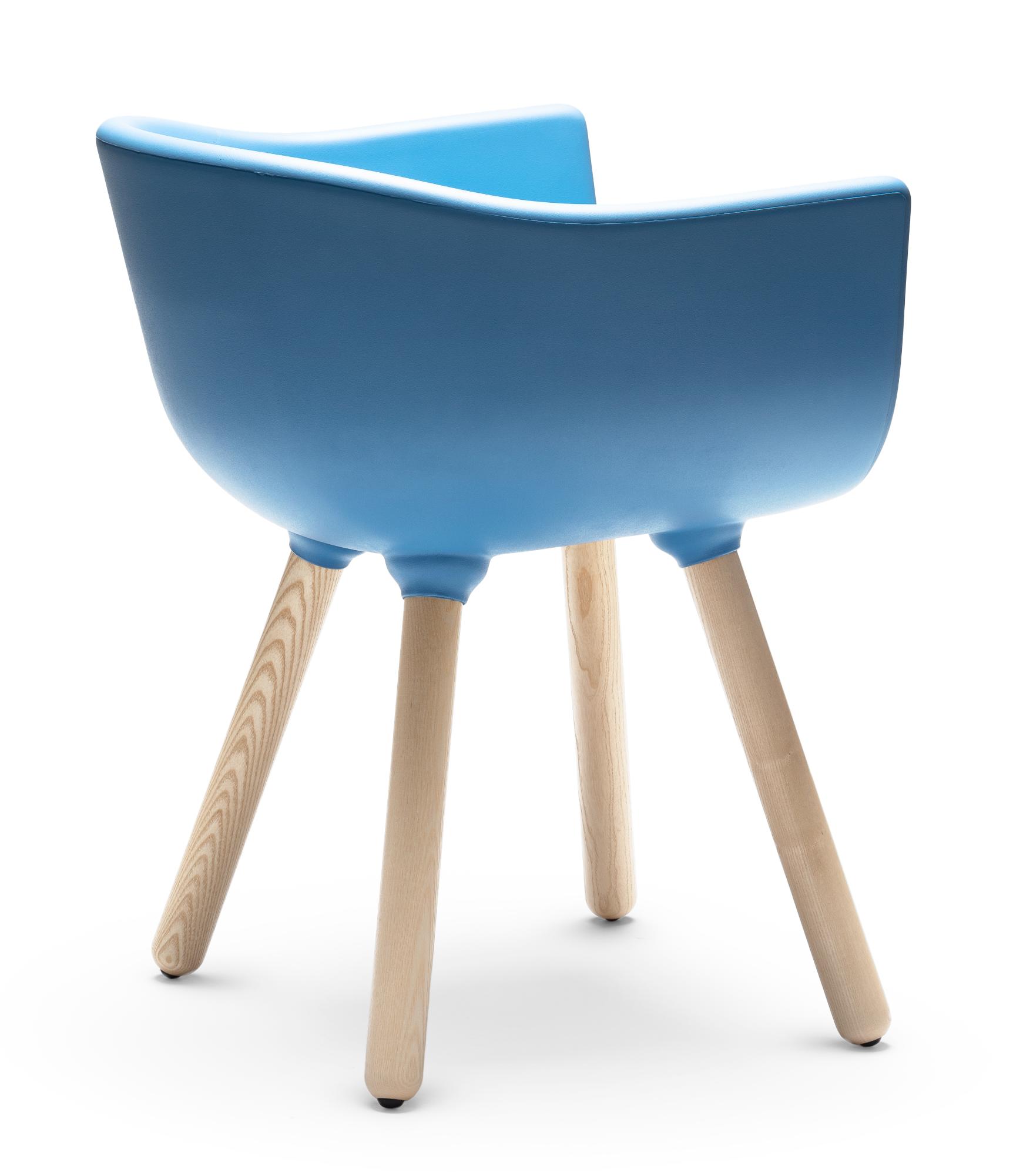 Tulip S Blue Chair