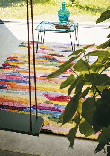 Kaleidoscope Delta Handmade Rug | Size: 5' 7