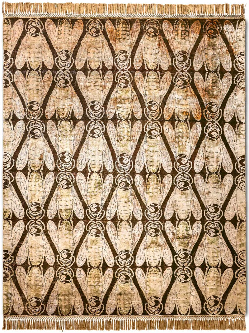 Honey Gold Hand-Woven Rug